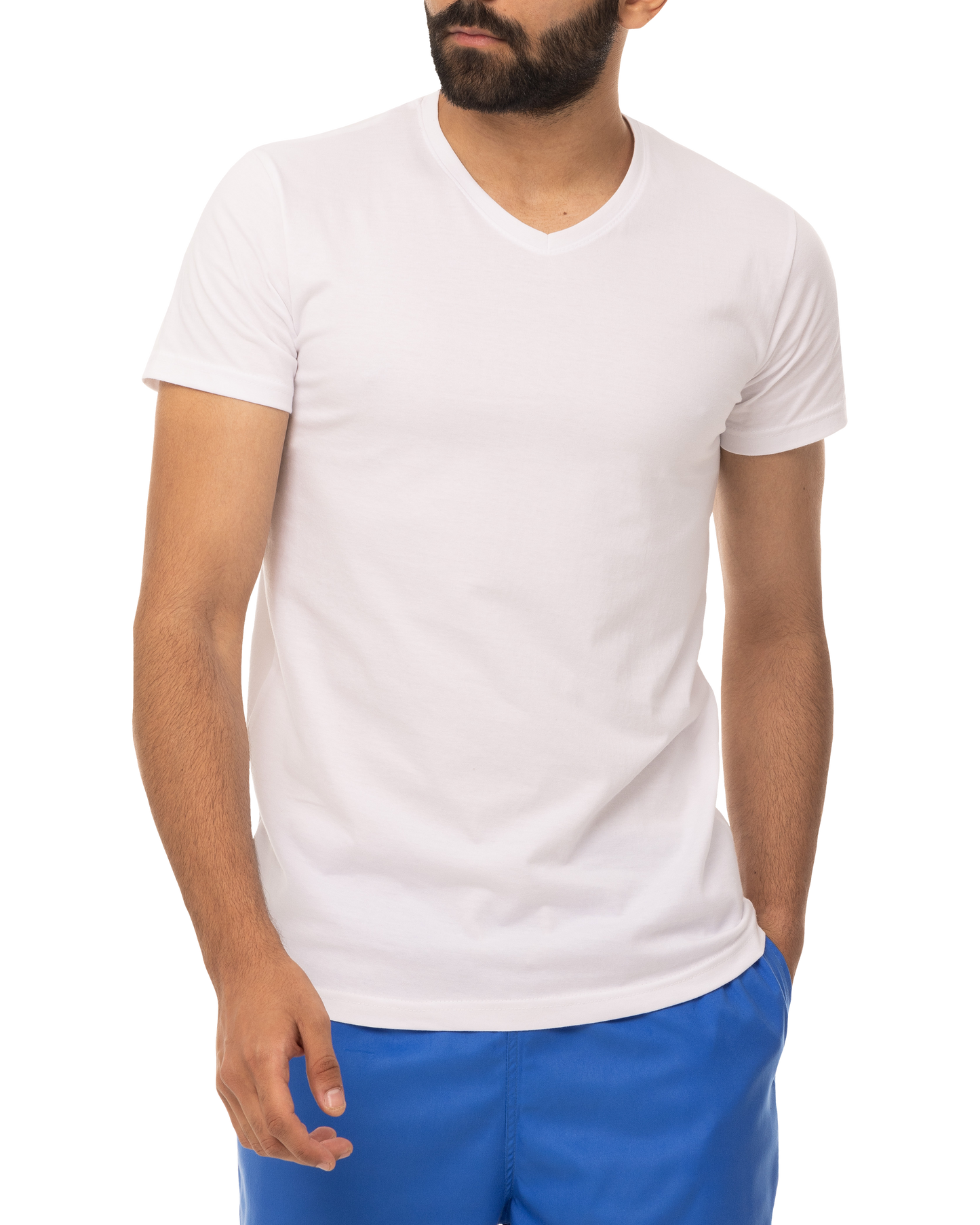 V-NECK WHITE