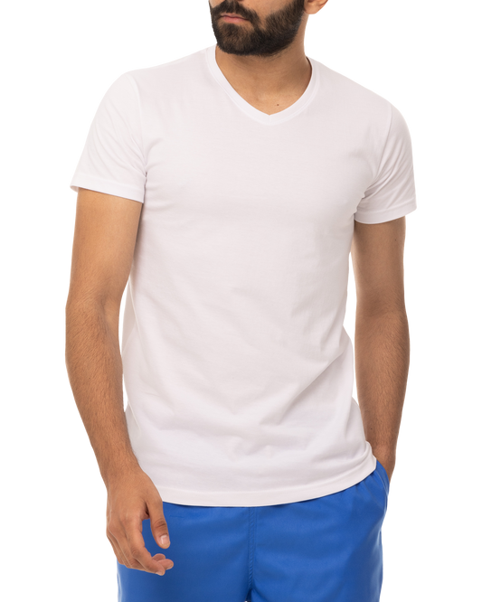 V-NECK WHITE