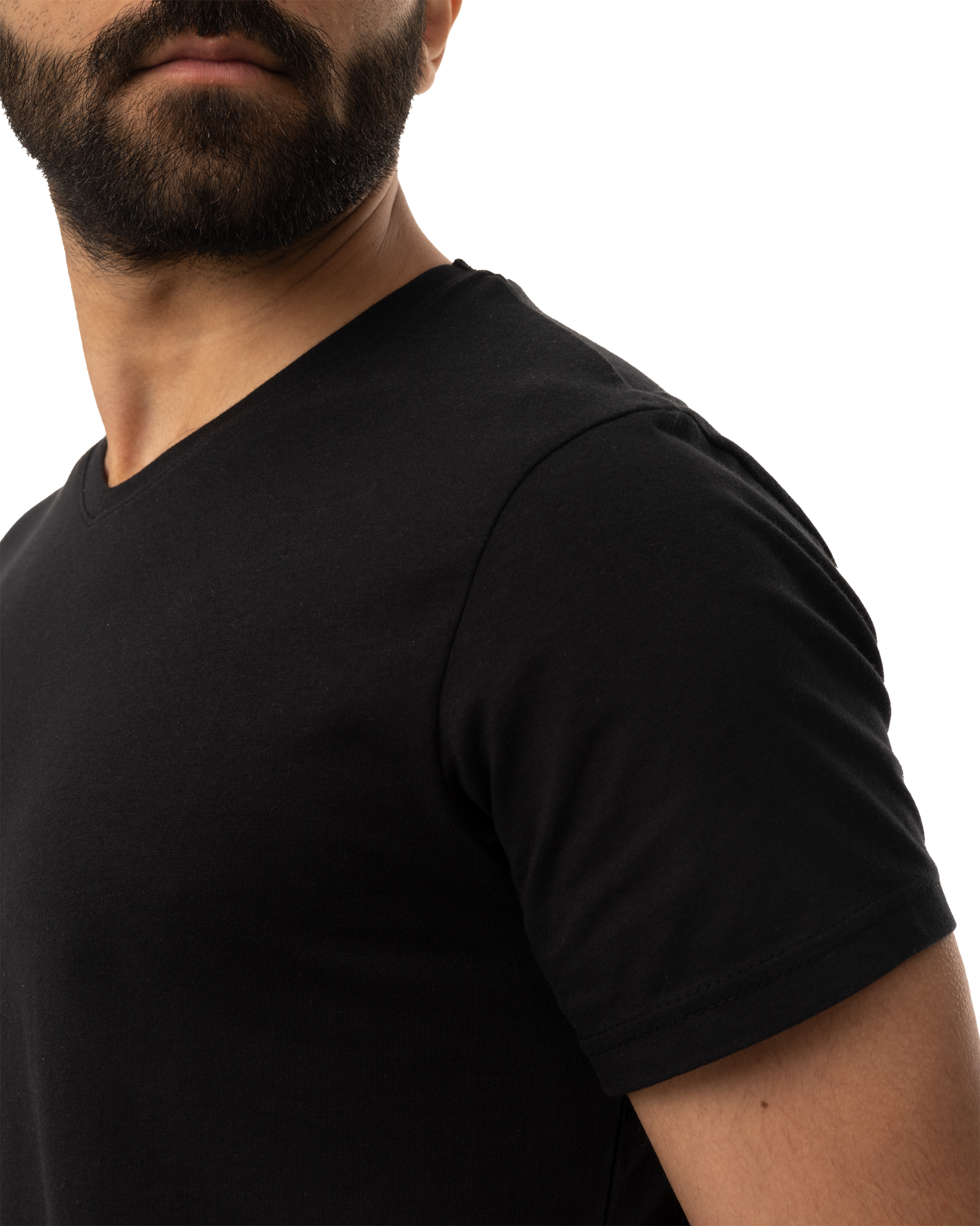 V-NECK BLACK